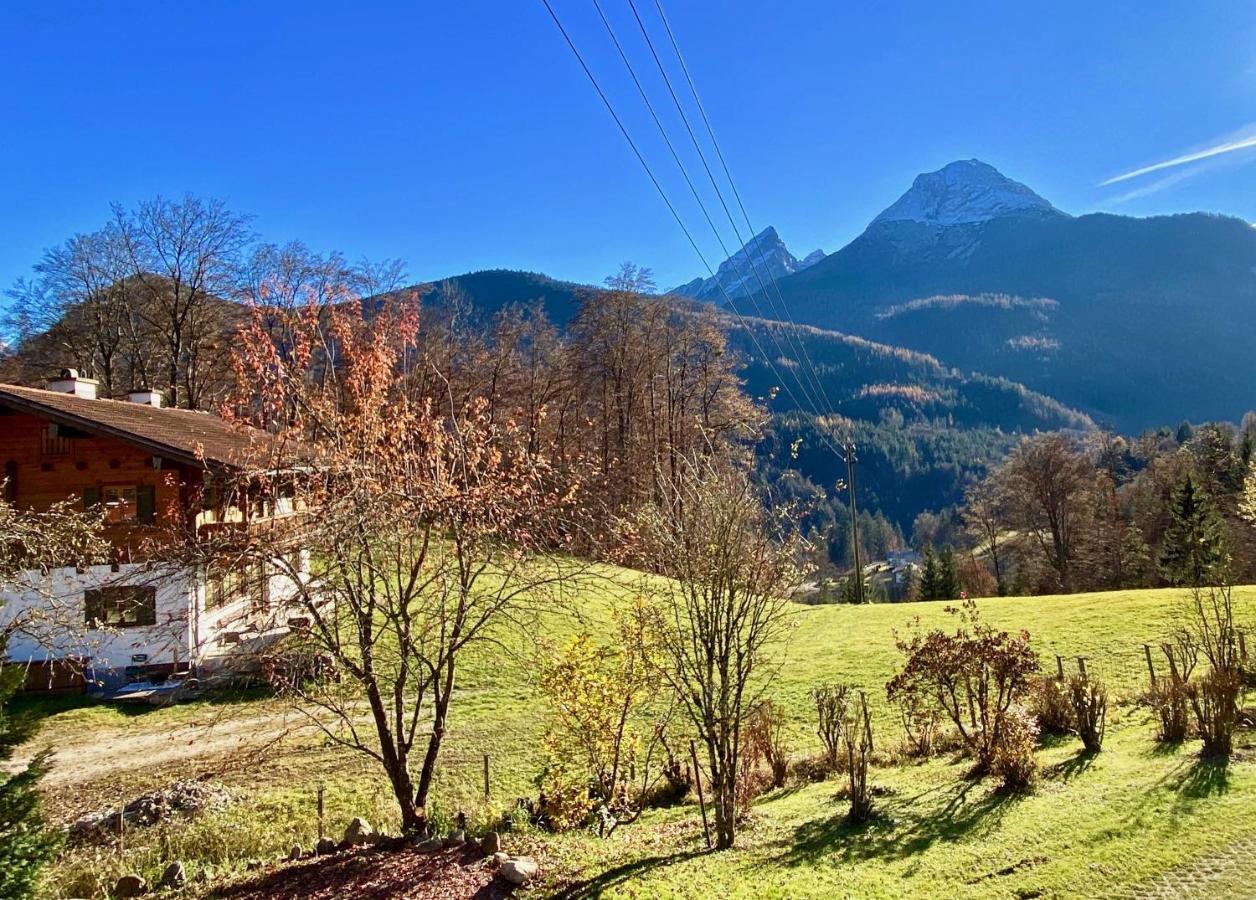 Berghof Punzenlehen - Nahe Koenigssee Bischofswiesen Bagian luar foto